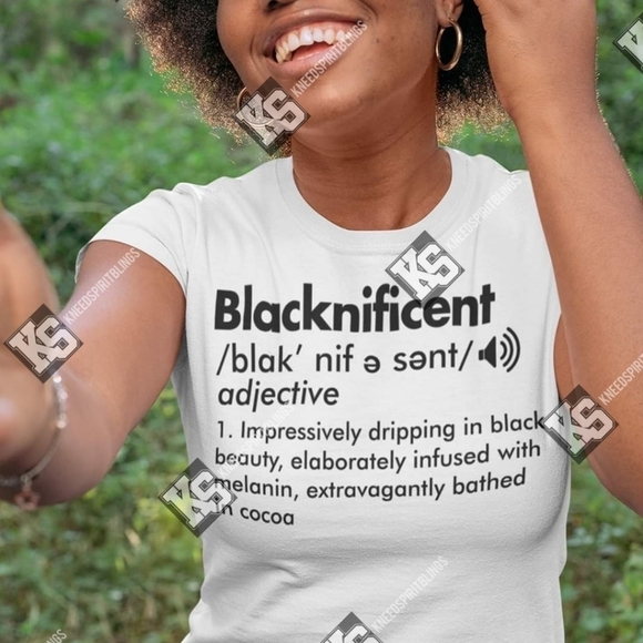 Next Level Apparel Tops - Blacknificent Tee‎